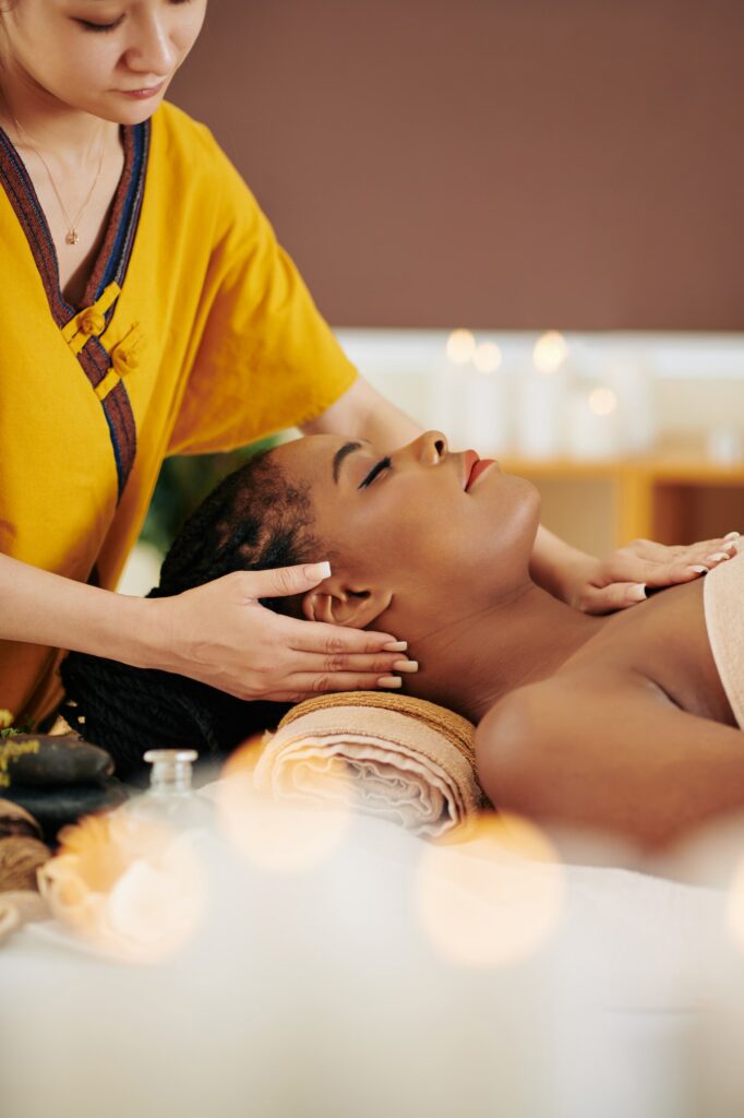 Rejuvenating beauty massage
